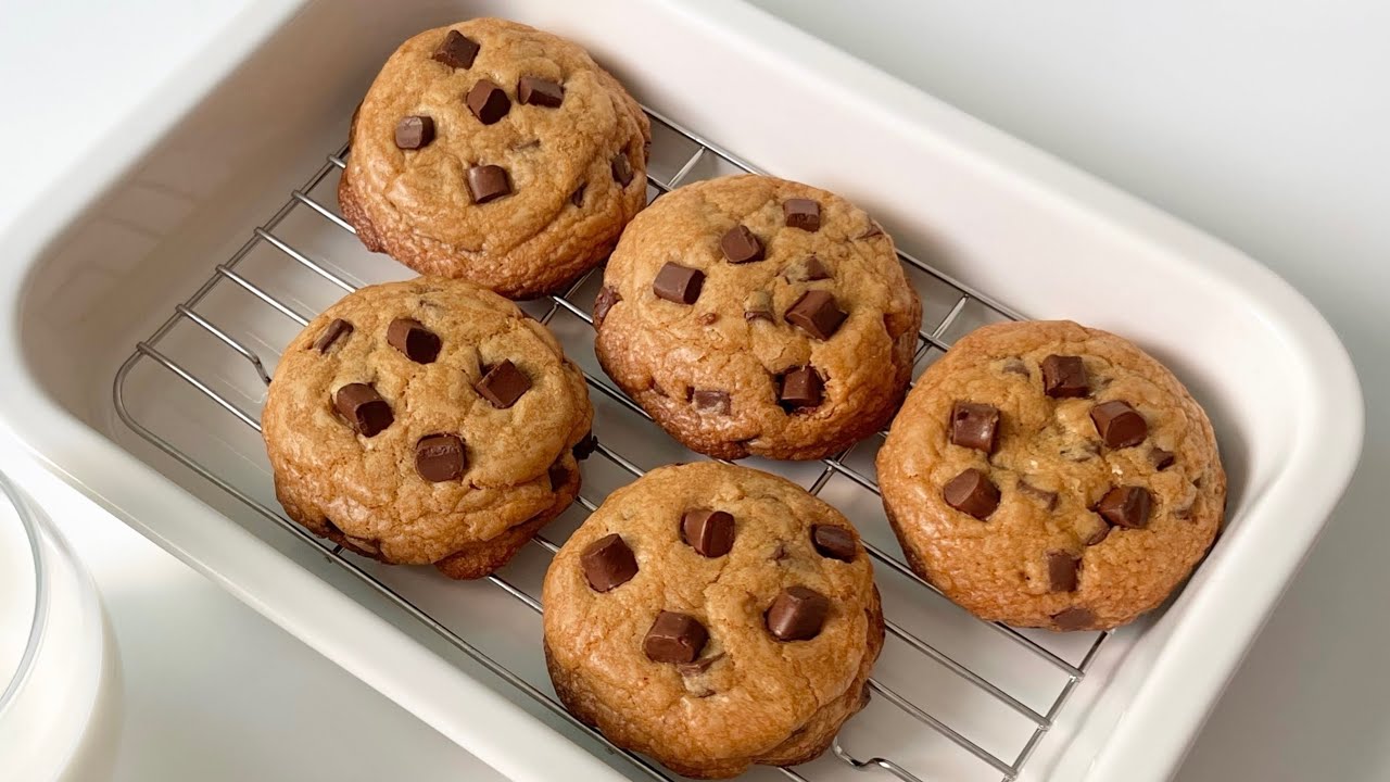 쫀득한 서브웨이 초코칩쿠키 만들기 🍪 겉바속쫀 초코칩쿠키