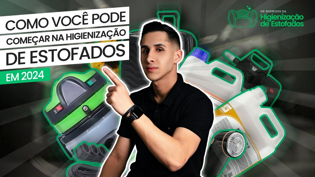 COMO COMEÇAR NA HIGIENIZAÇÃO DE ESTOFADOS - PASSO A PASSO.