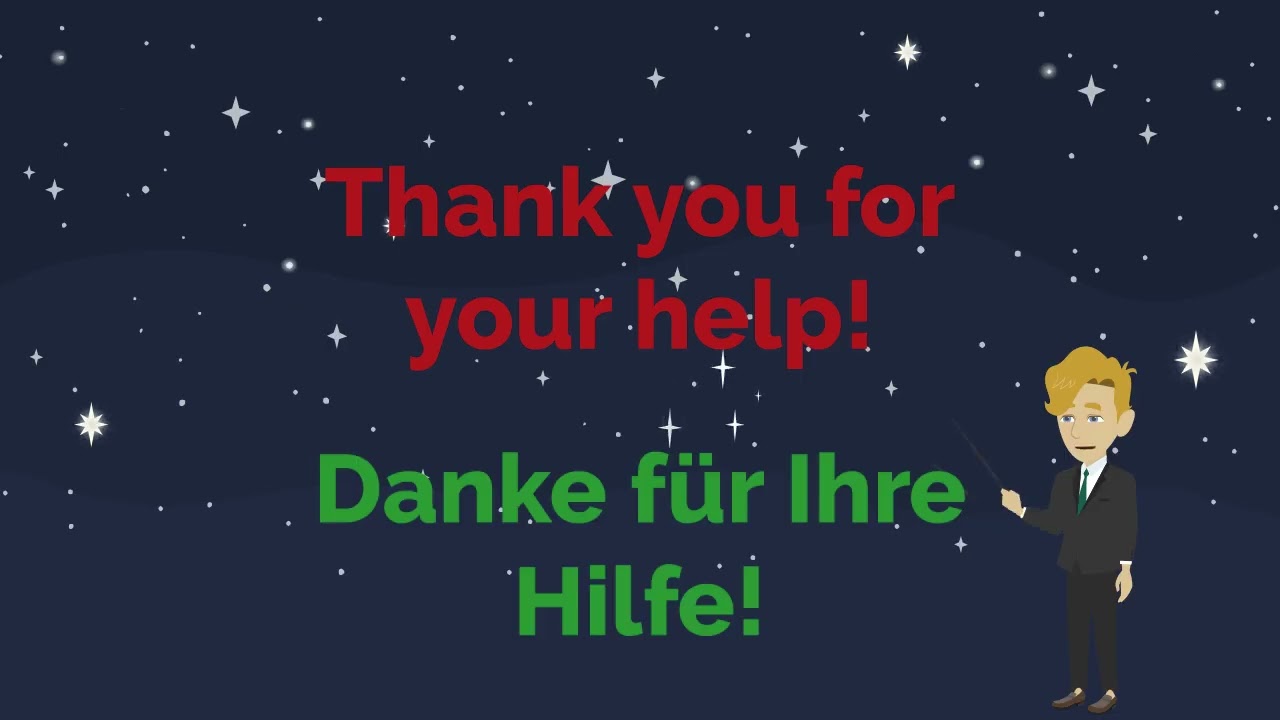 Die häufigsten Sätze.Deutsch lernen