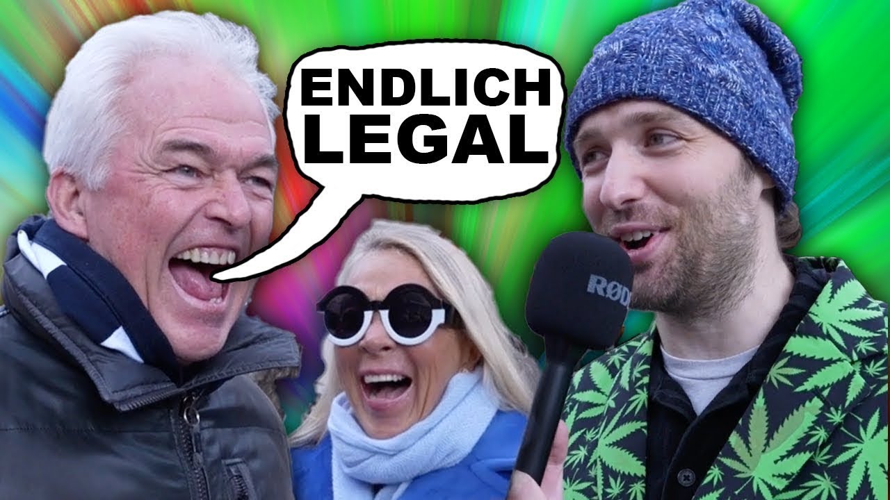 So feiert Deutschland die Legalisierung!🥦 - Straßenumfrage