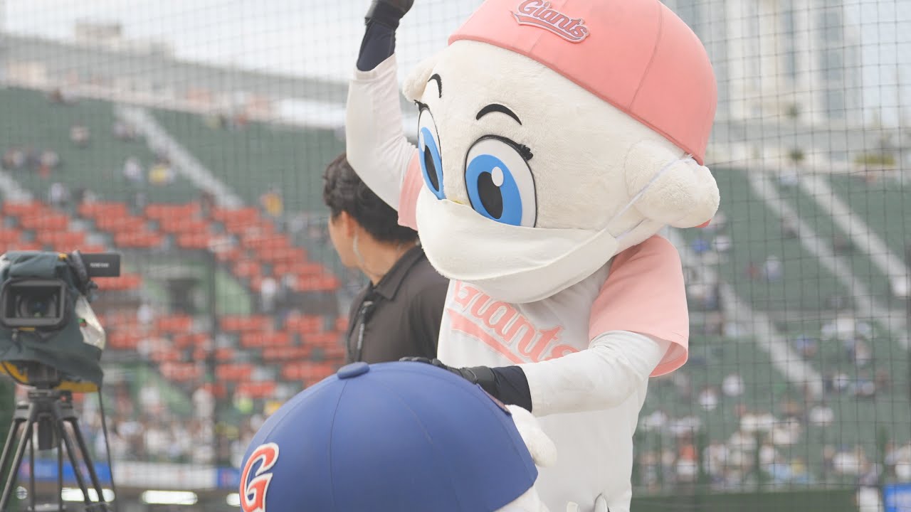 롯데 마스코트 누리, 아라 (VS 두산, 사직, 221003)