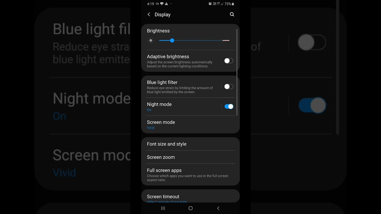 How to enable night mode or dark mode in Samsung smartphones