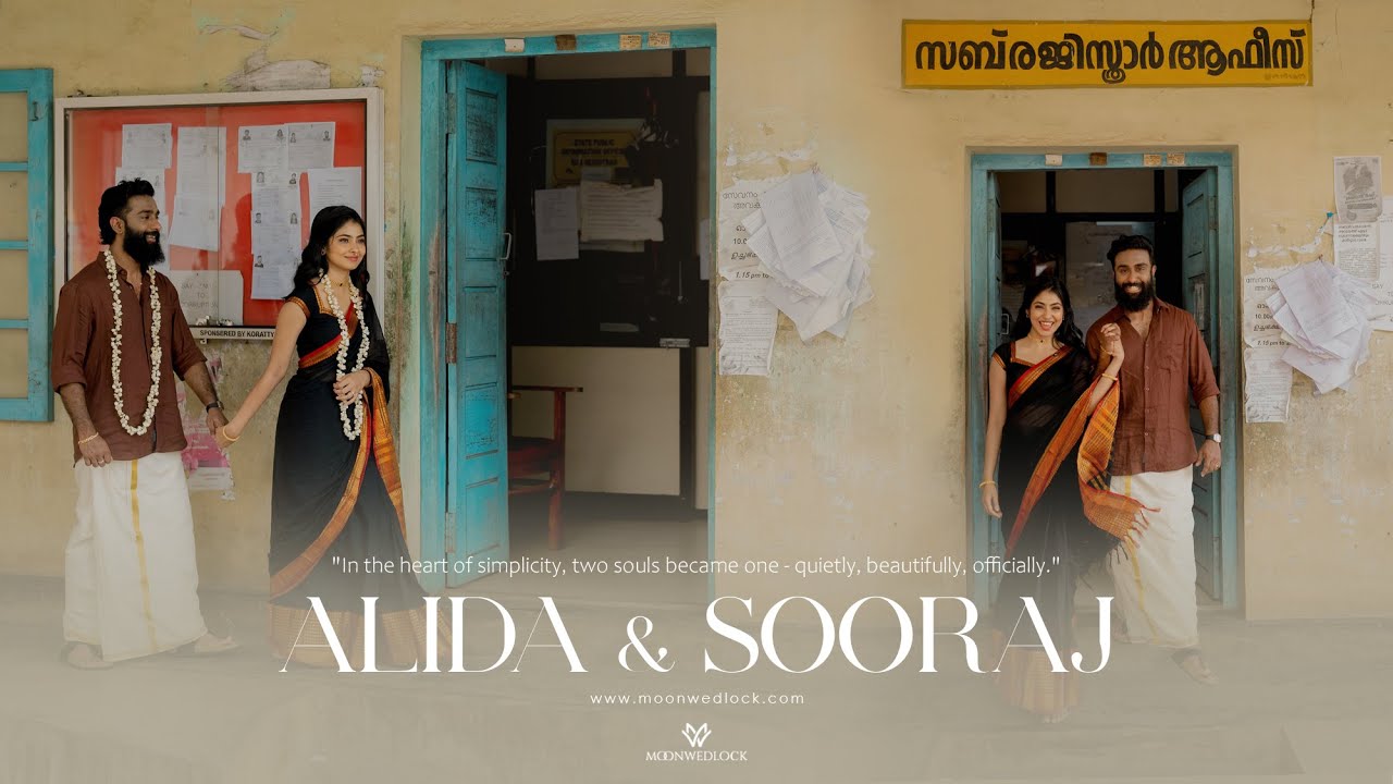 Sealed with love, Signed for life |Sooraj & Alida| A Moonwedlock film!