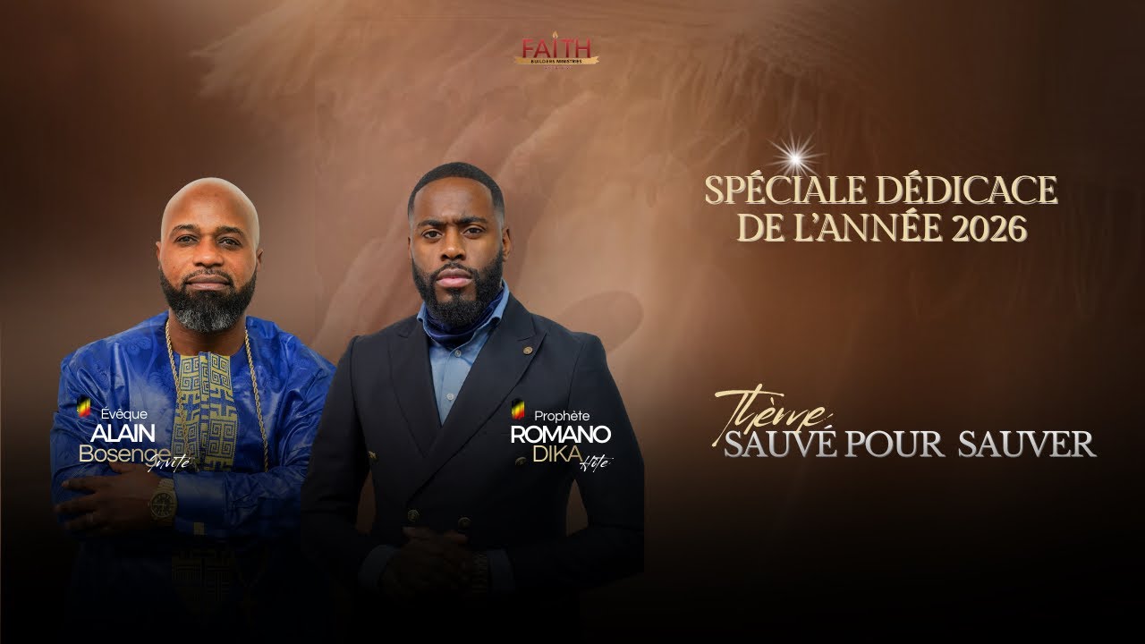 Spéciale dédicace | Sauvé pour sauver |  Eveque Alain Bosenge & Prophète Romano Dika