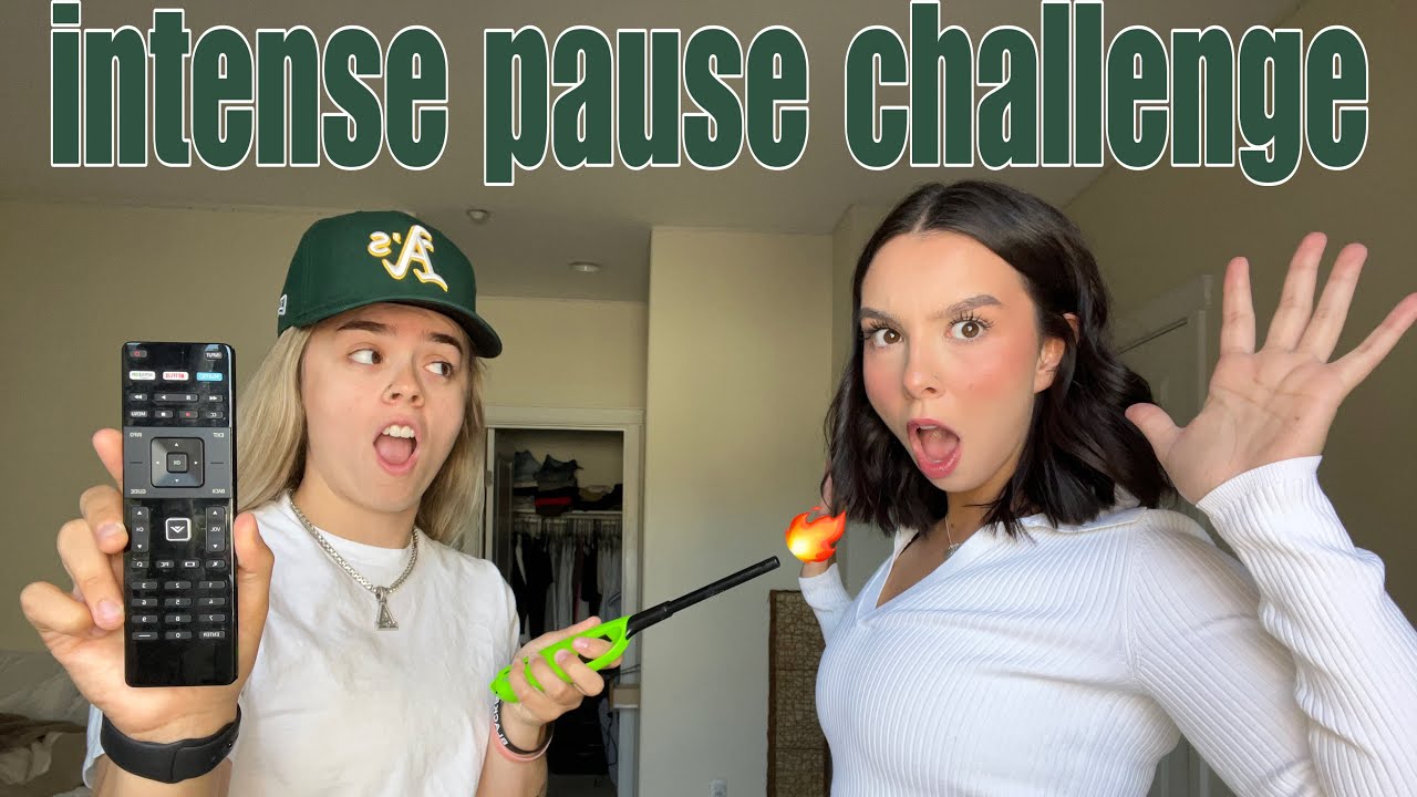 EXTREME PAUSE/ PRANK CHALLENGE WITH MY GIRLFRIEND *HILARIOUS*