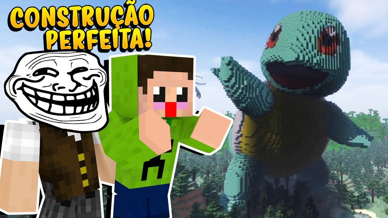 Minecraft: TROLLEI MEU AMIGO CLONANDO UMA CONSTRUÇÃO PERFEITA DA INTERNET! (DEU ERRADO?)