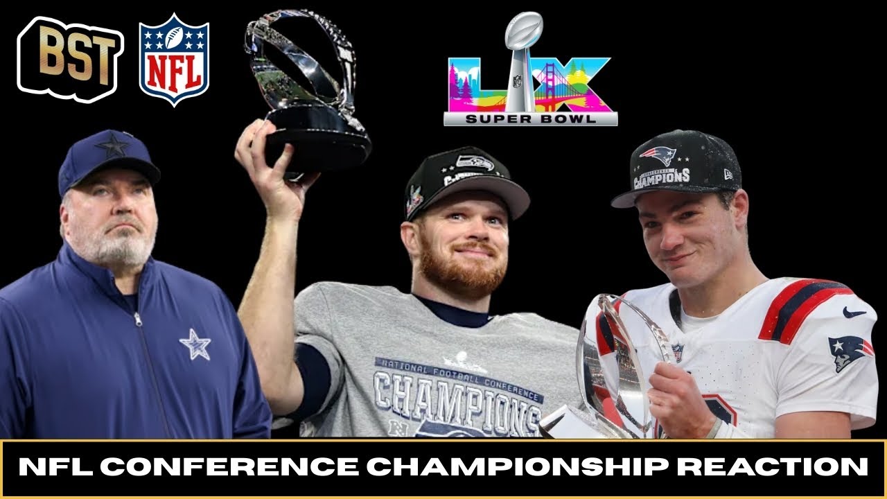 Seahawks/Patriots SUPER BOWL, Conference Championship REACTION, Coaching CHANGES, and MORE l BST