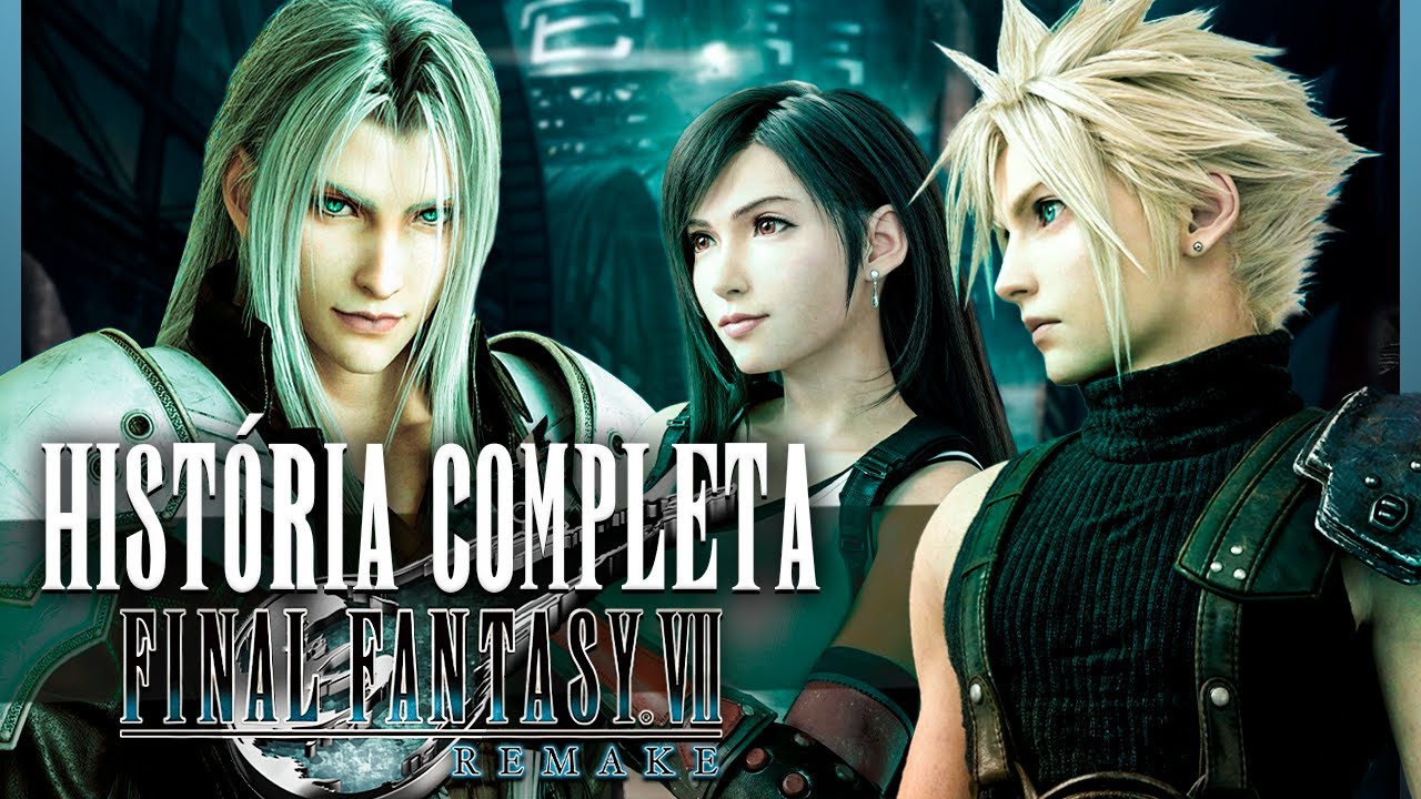 FINAL FANTASY 7 REMAKE: A HISTÓRIA COMPLETA em 1 VÍDEO [RESUMÃO]