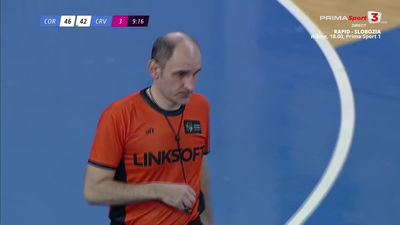 Baschet, Liga Naţională: Corona Brașov - SCMU Craiova. Înregistrarea partidei