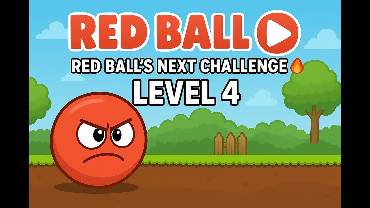 Red Ball&rsquo;s Next Challenge 🔥 | Level 4 Full Gameplay