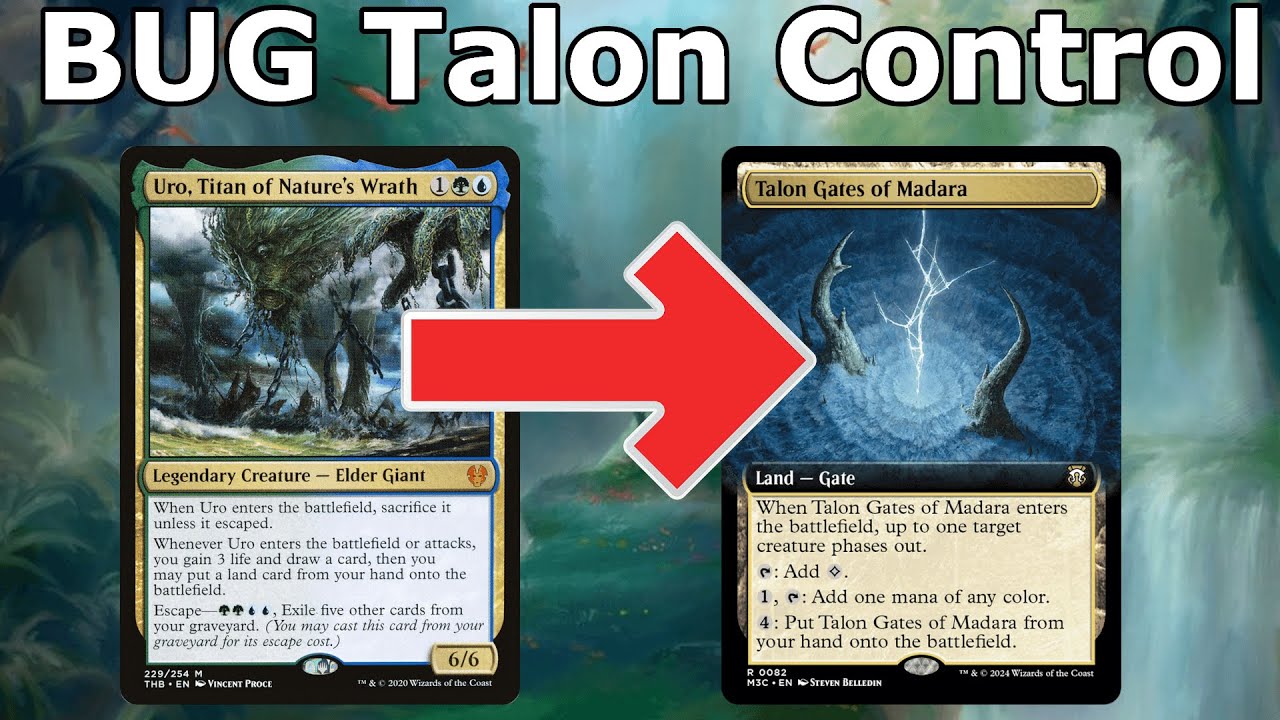 DID WE ACCIDENTALLY FIX CONTROL?  Uro Talon Gates Control (Legacy MTG)