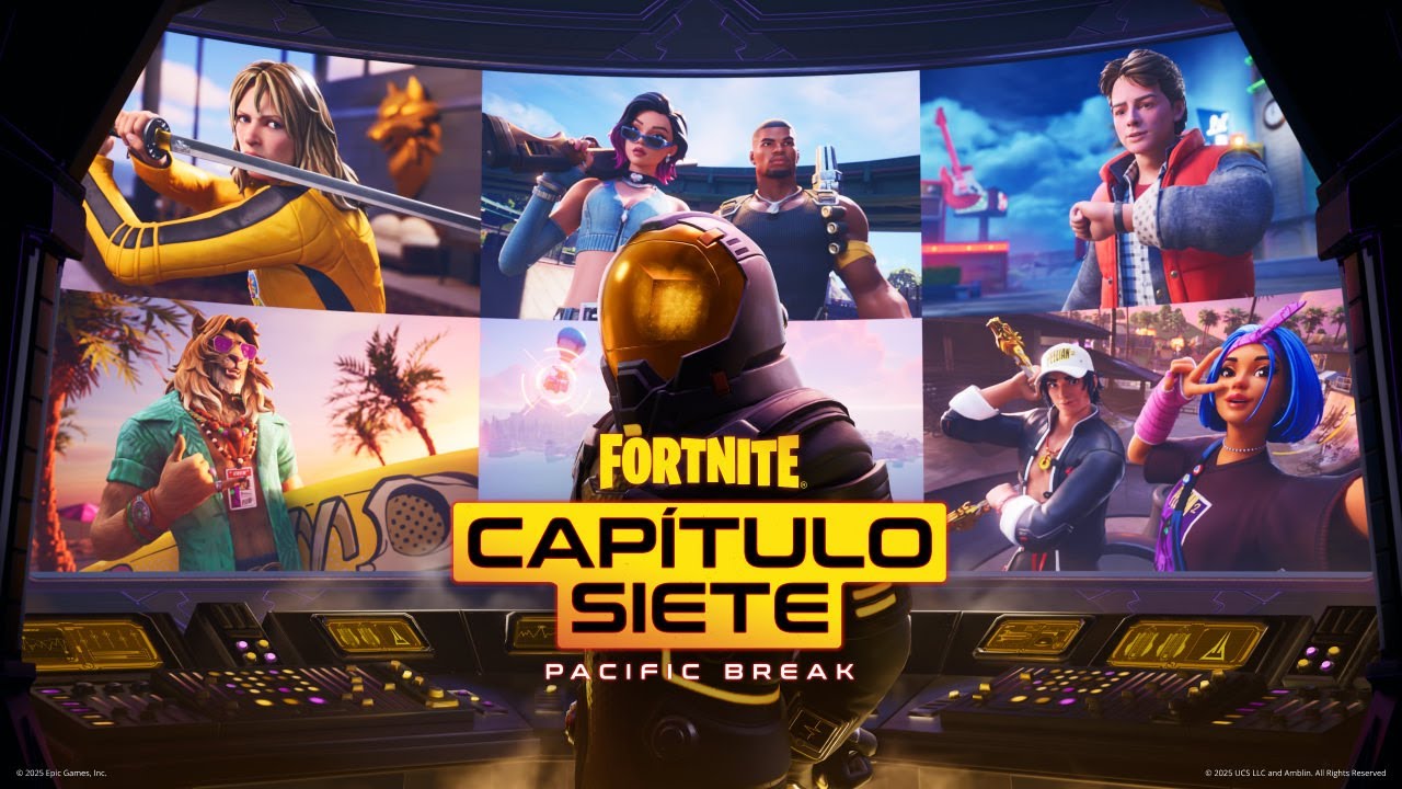 Cap&iacute;tulo&nbsp;7: Pacific Break de Battle Royale de Fortnite | Tr&aacute;iler de juego