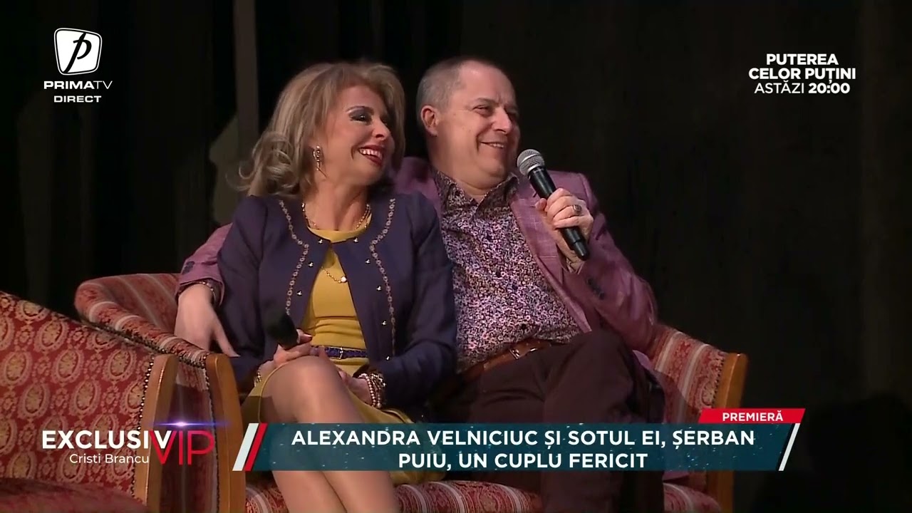 Alexandra Velniciuc și soțul ei, Șerban Puiu, un cuplu fericit! Care este secretul lor
