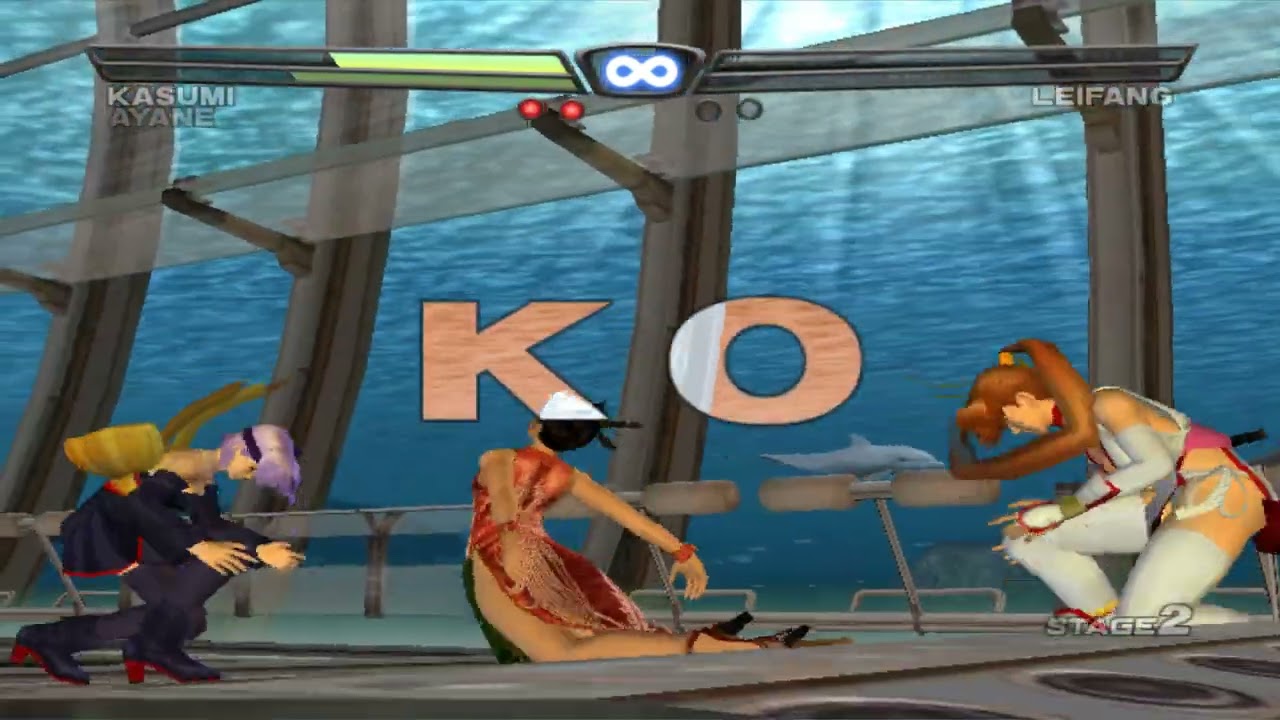 Dead or Alive 3 - Tag Battle - Kasumi & Ayane /w Costume 2 (Xemu)