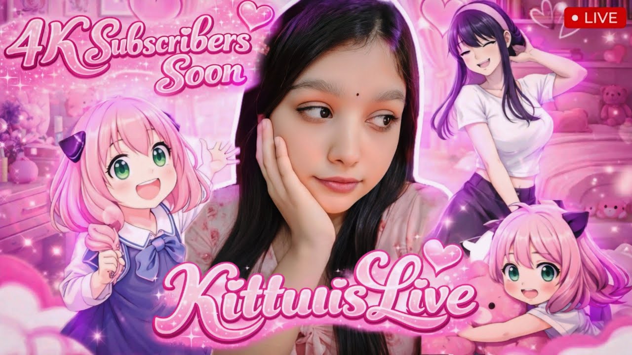 4K SUBS COMINGGGG💗🎀 | Girl Gamer| Facecam | KittuuisLive #live#bgmi#fyp @BattlegroundsMobile_IN 
