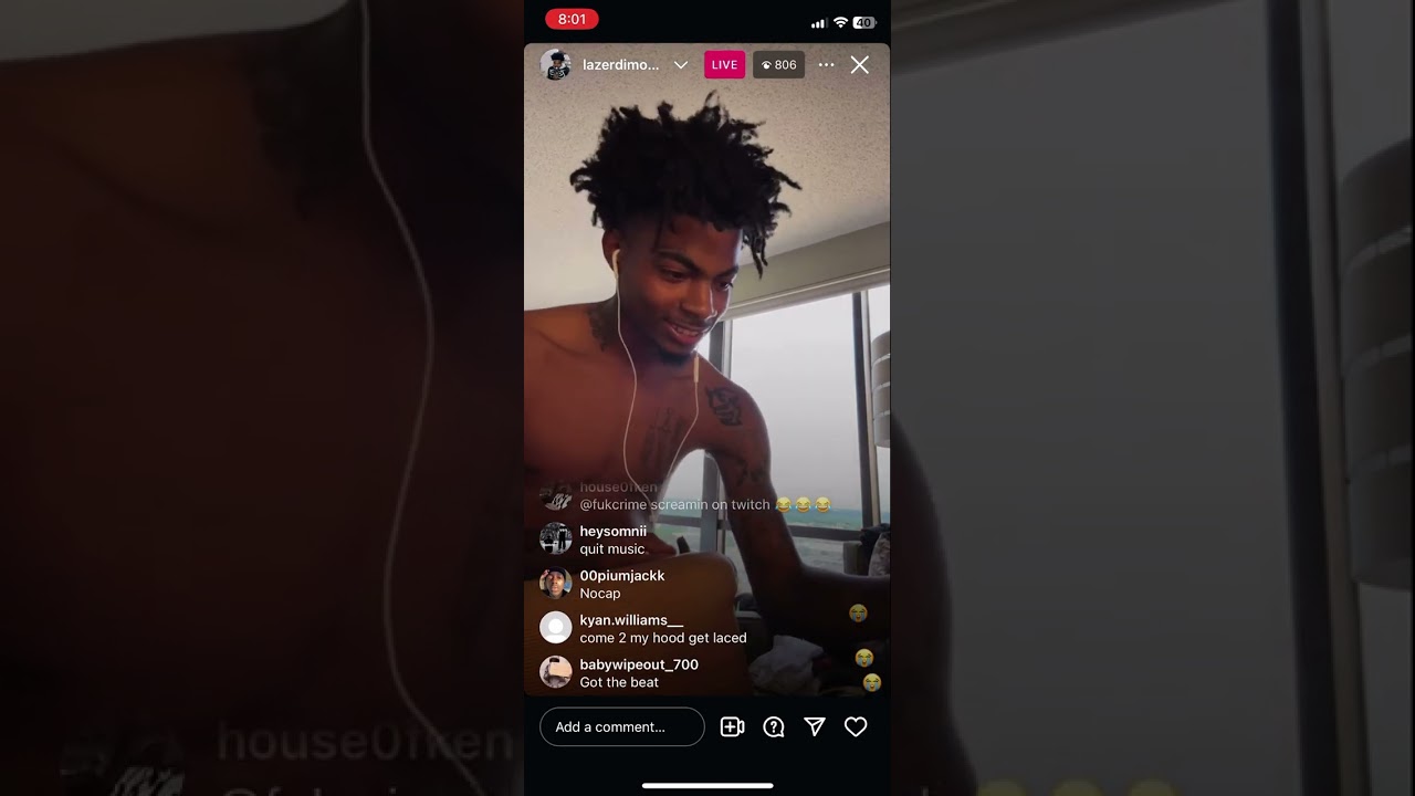Lazer Dim 700 shows how to make a song on BandLab on instagram live 5/16/2024