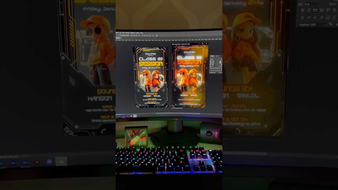 Motion Flyer | After Effects | Photoshop #motionflyer #aftereffectsmagic #aftereffects