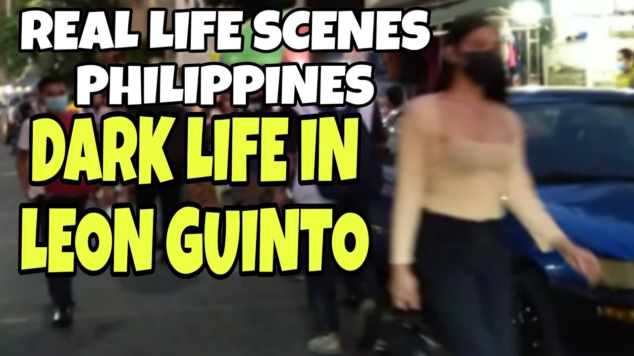 LIVING IN DARK REAL LIFE IN LEON GUINTO MALATE MANILA WALKING TOUR IN PHILIPPINES 4K CITY LIFE