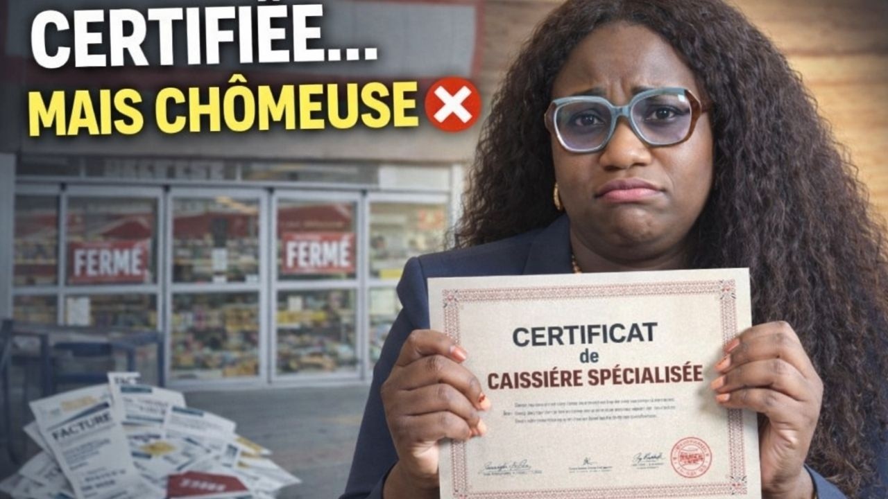 CERTIFIEE...MAIS CHOMEUSE - LA VERITE SUR LE METIER DE CAISSIERE EN 2026