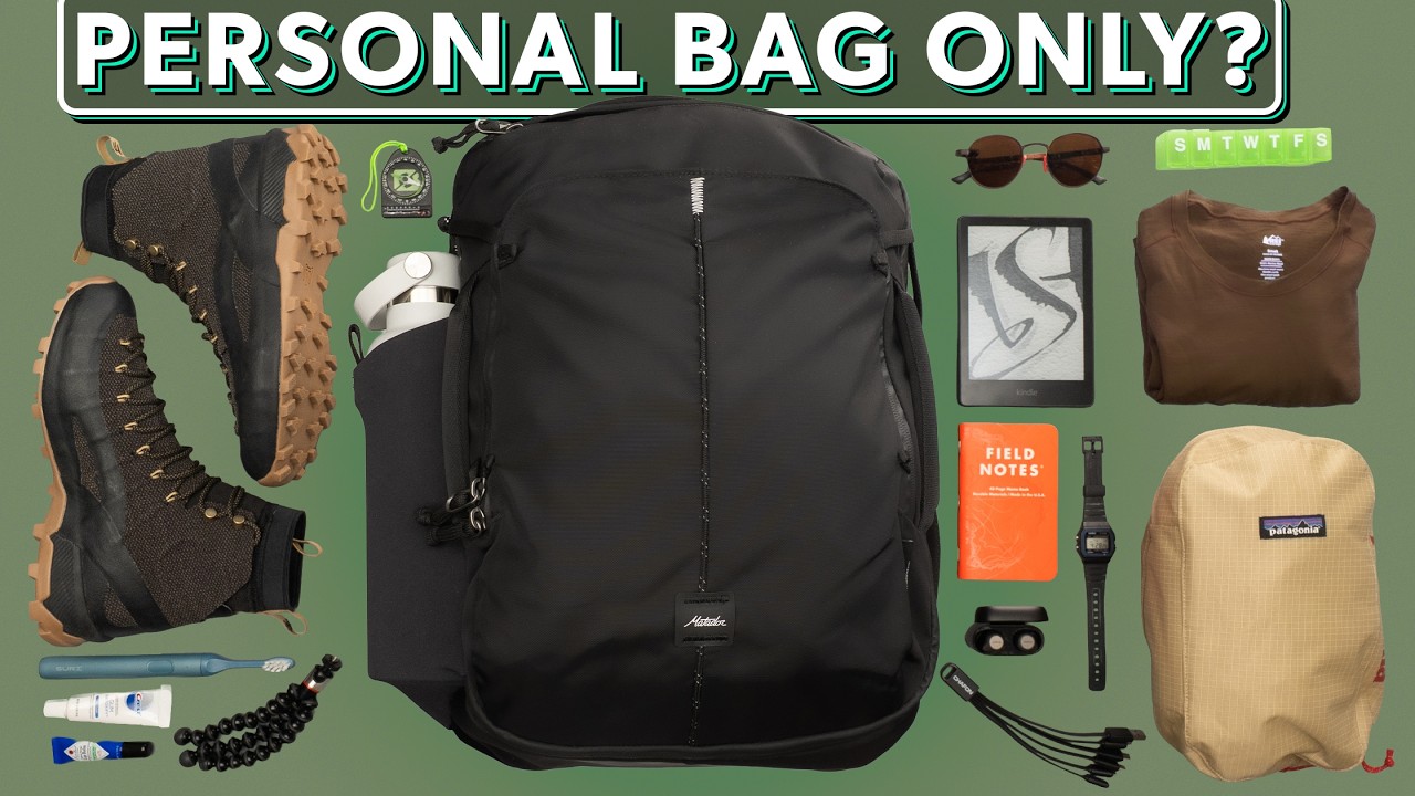 Minimalist Packing Tips for Personal Item Only Travel