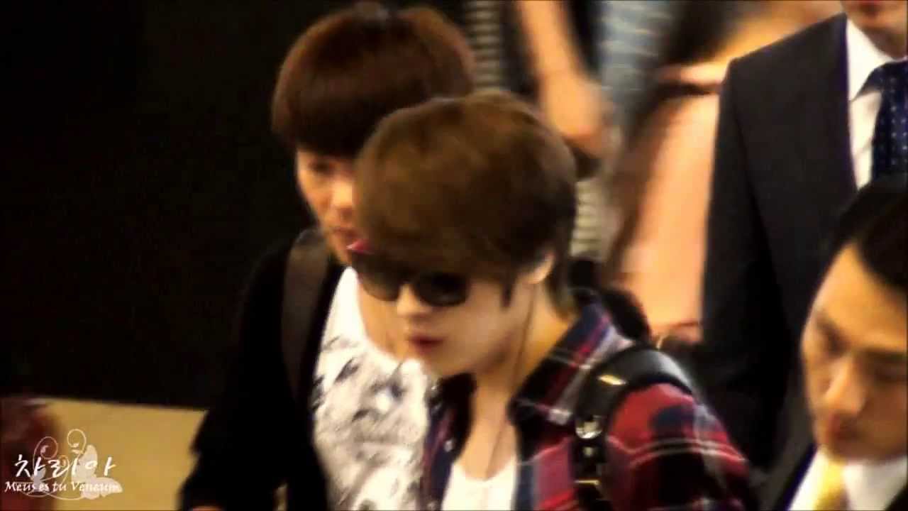 130619  Jaejoong at Gimpo Airport heading to Japan