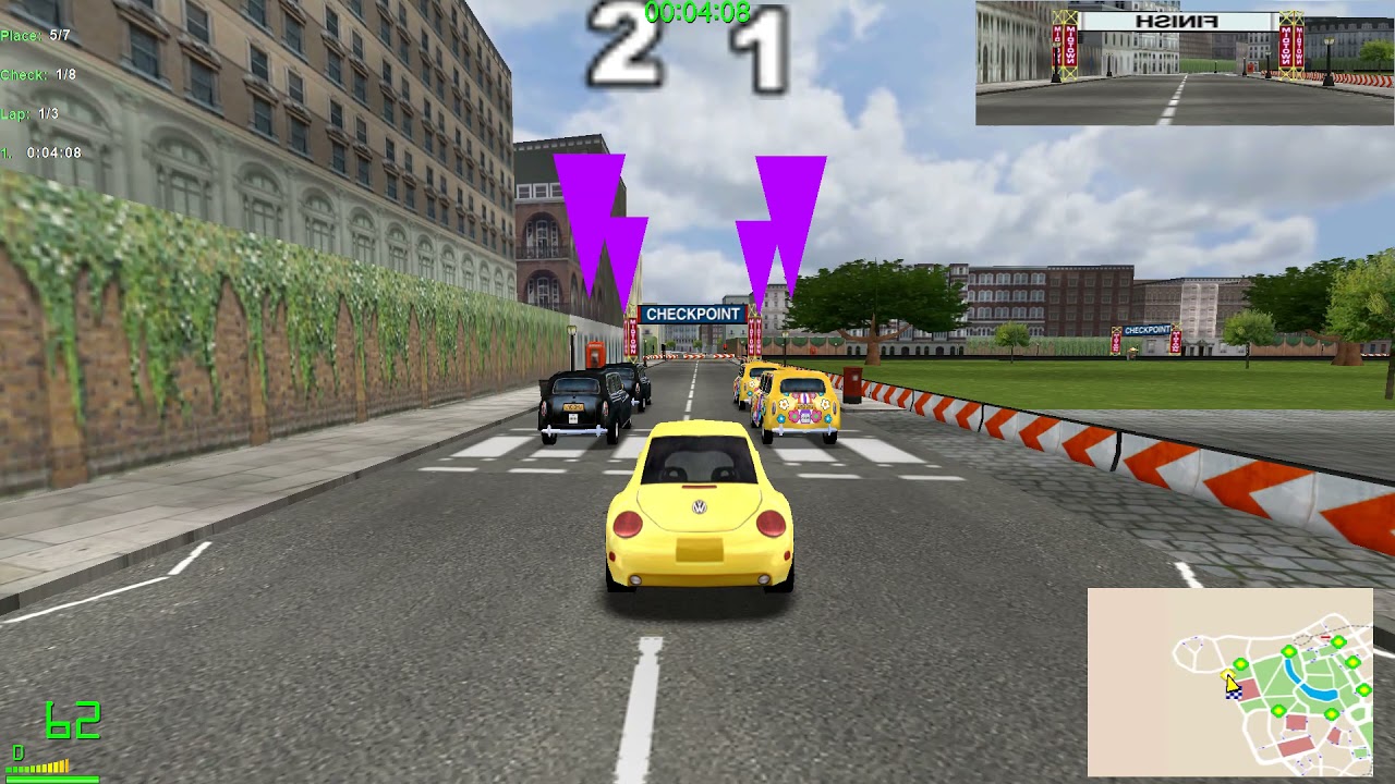 Midtown Madness 2 London Circuit Races - Full (Amateur)