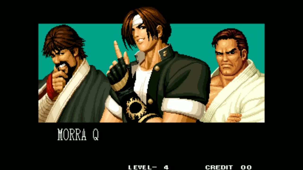 THE KING OF FIGHTERS 95 NEO GEO MVS ARCADE LEVEL 4 KYO KUSANAGI SAISYU KUSANAGI TAKUMA SAKAZAKI
