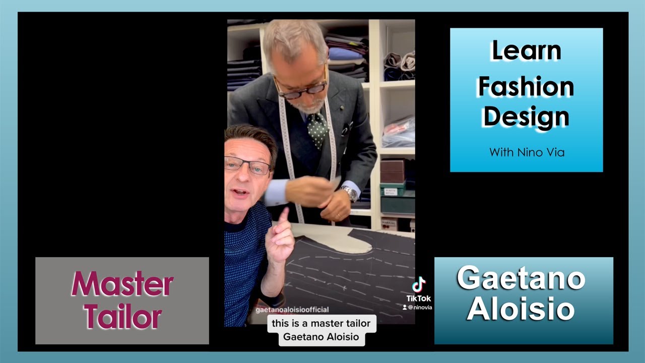 Master Tailor Gaetano Aloisio ~ Fashion Tailoring ~ Fashion Design At Its Best ~ Fashion Designing