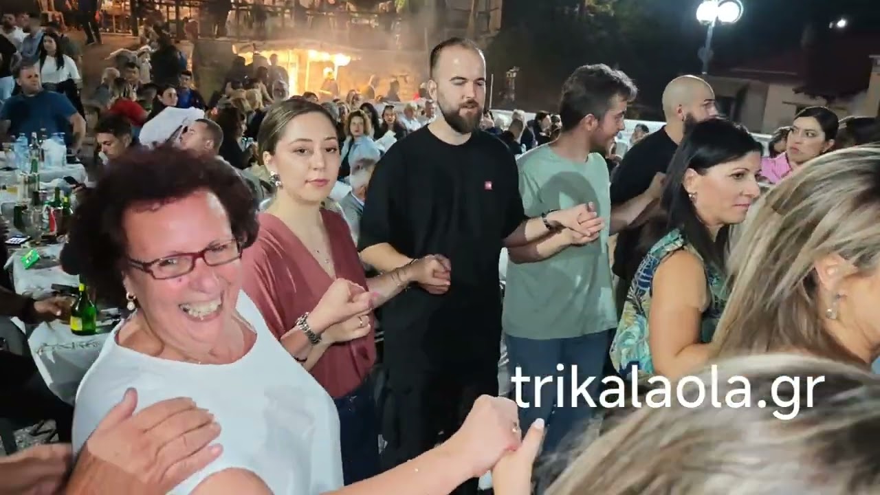 Καλογριανή Καλαμπάκας Τρίκαλα ετήσιος χορός δημοτική βραδιά παραδοσιακό γλέντι μέρος 2ο 17-8-2025