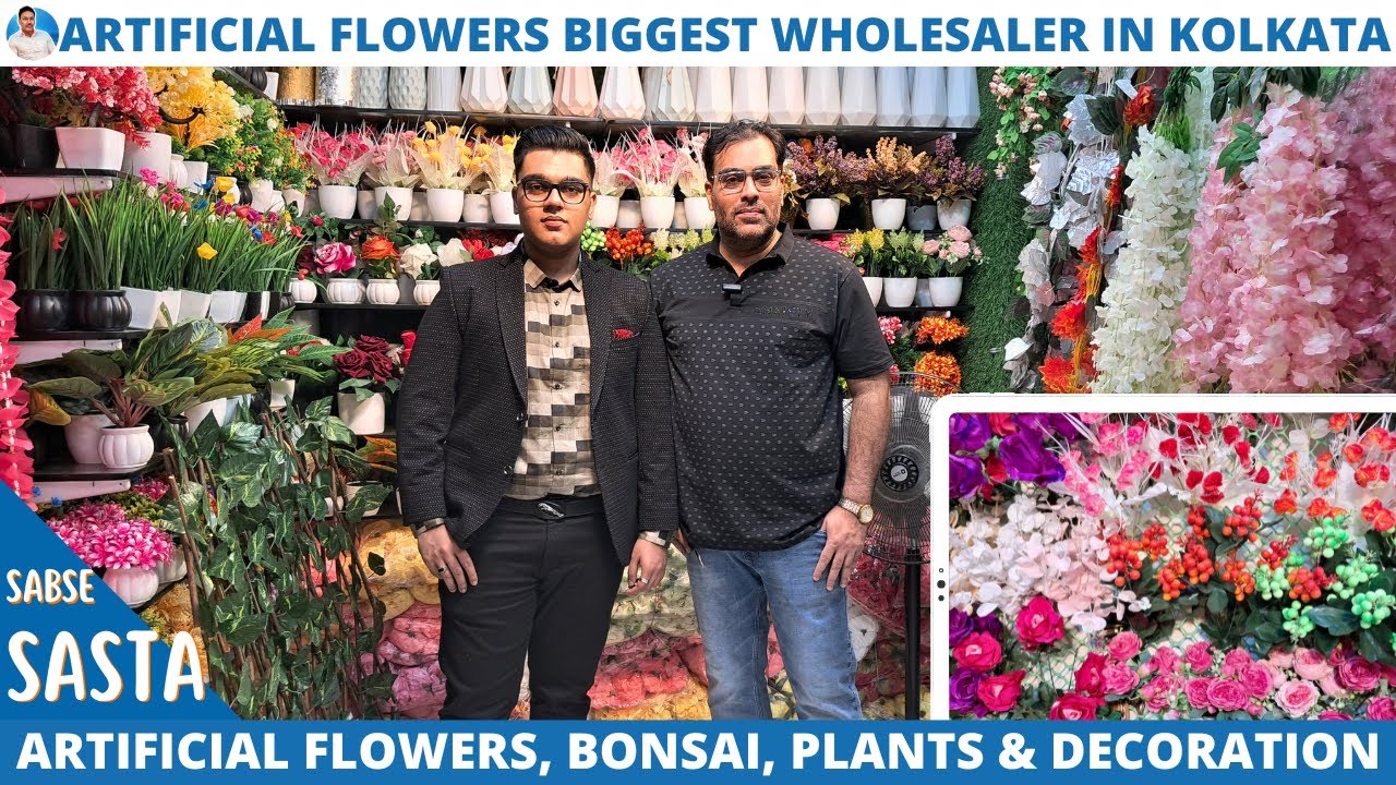 Amazing Collection Artificial Flower Wholesaler | All Decoration Items  Bonsai, Turf, Vases, Petals