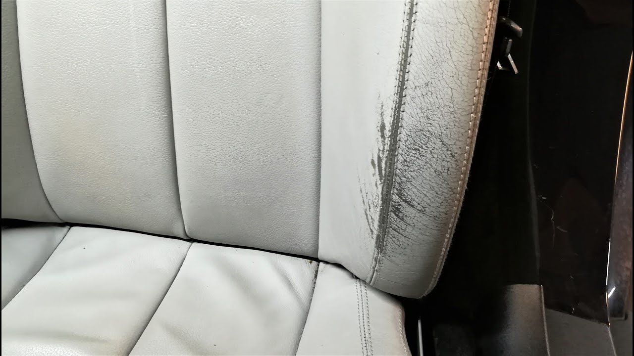 Mercedes SLK & Lederherstel van bestuurderstoel