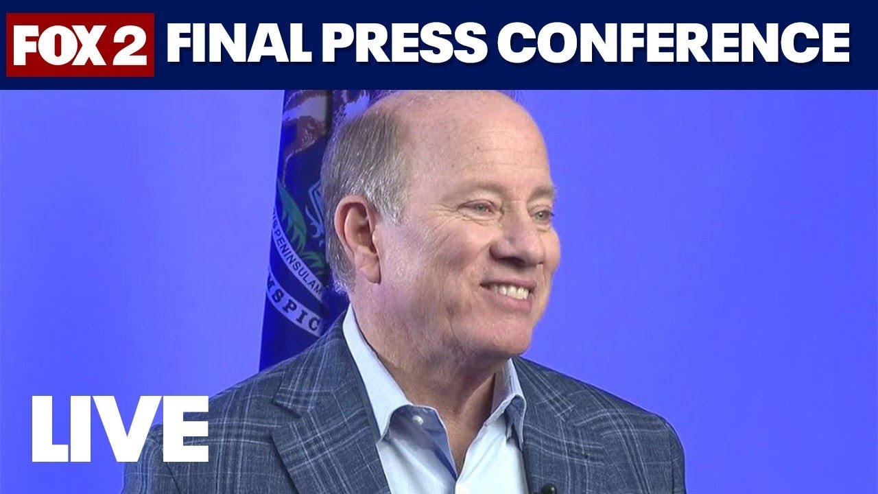Detroit Mayor Mike Duggan holds final press conference