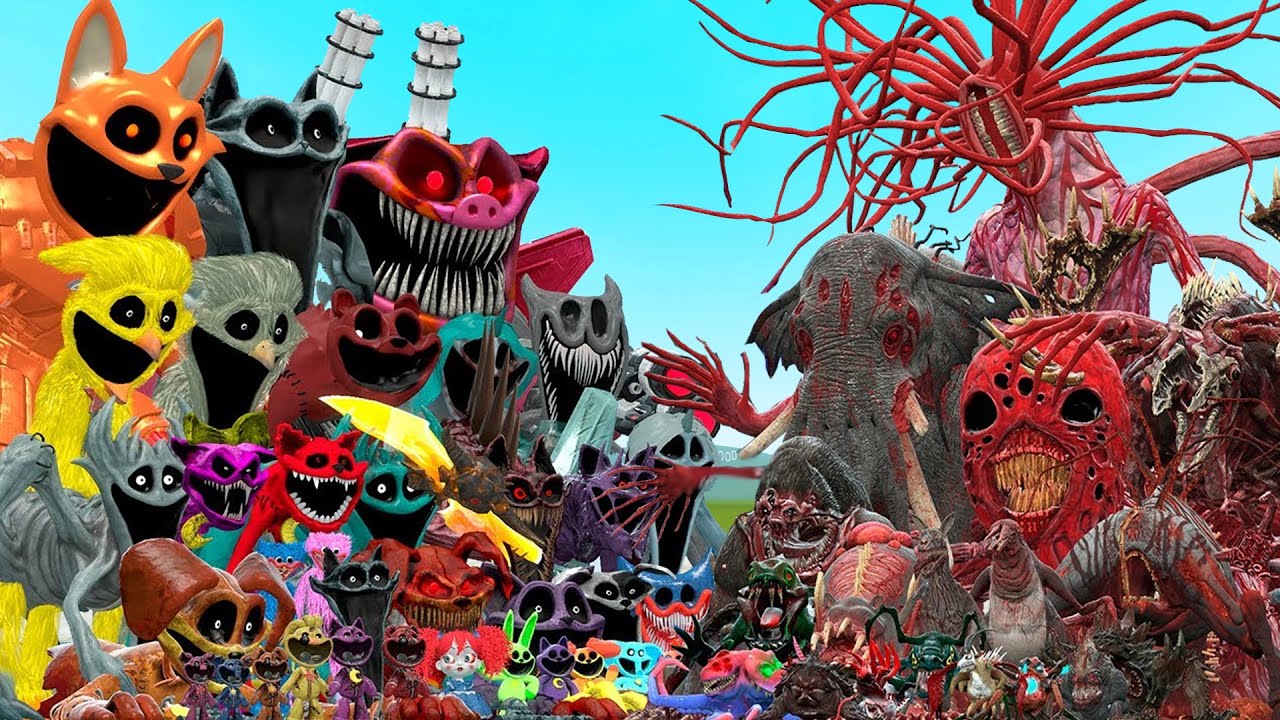 EVOLUTION OF ALL MECHA TITAN | ALL ZOOCHOSIS FAMILY (Garry's Mod)