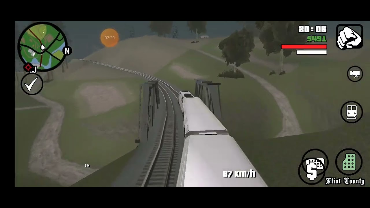 gta sa aml train traffic mod android.