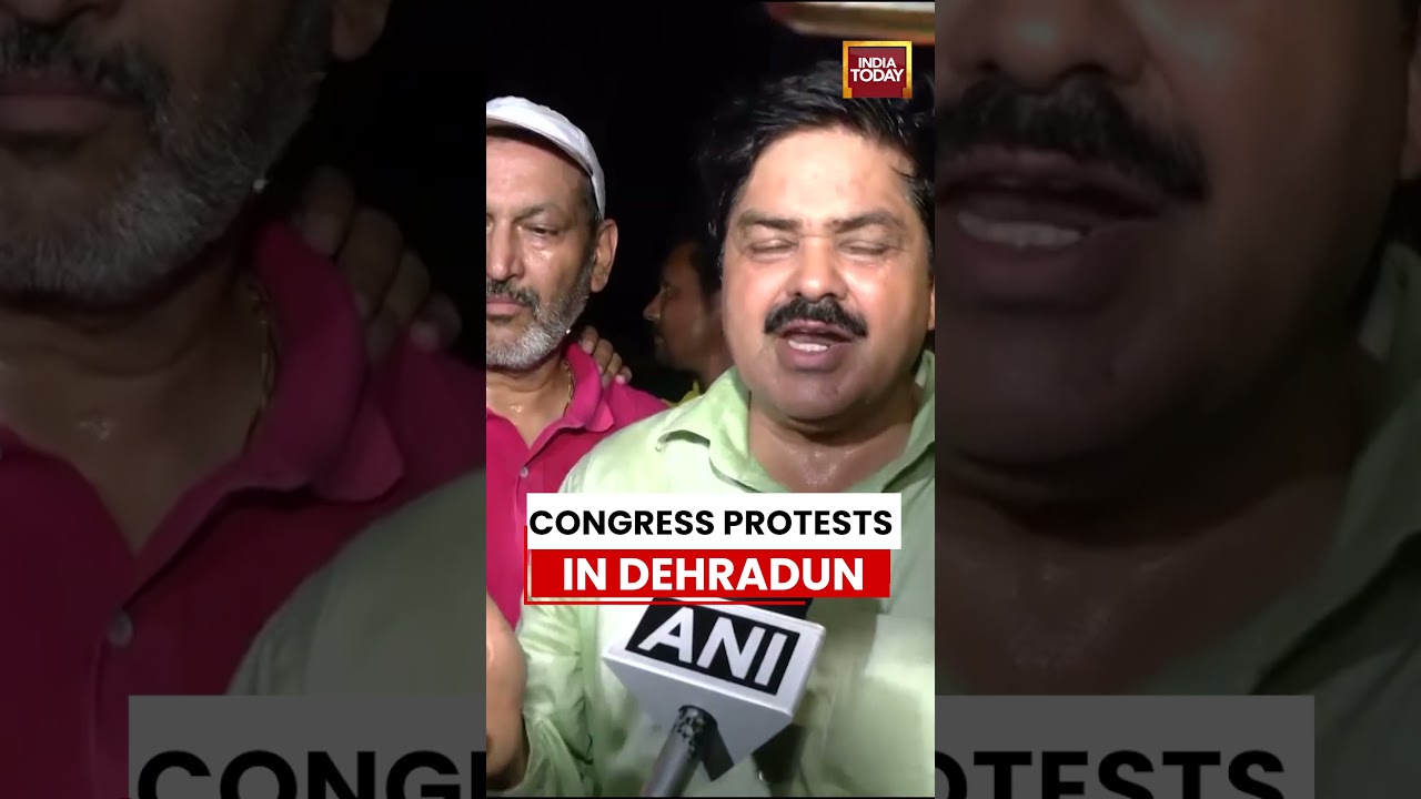 Congress Workers Protest in Dehradun Over Rahul Gandhi Event Venue Row | #congress #rahulgandhi