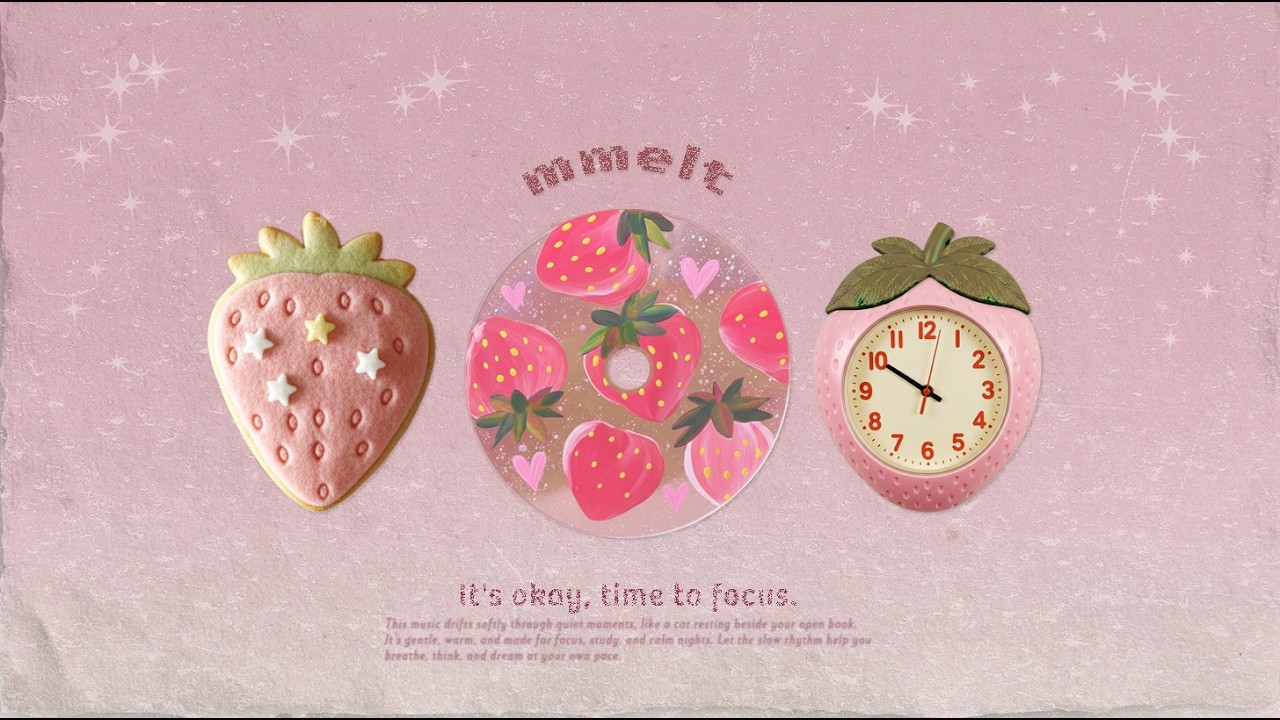 It's okay, time to focus. 🍓🍓 cute & kawaii lofi for study & focus
