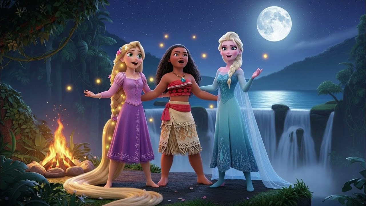 Elsa Moana Rapunzel Friendship Wonder Journey