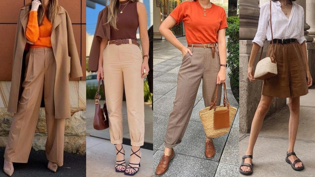 OUTFITS EN TONOS MARRONES Y TIERRA ELEGANTES Y SENCILLOS