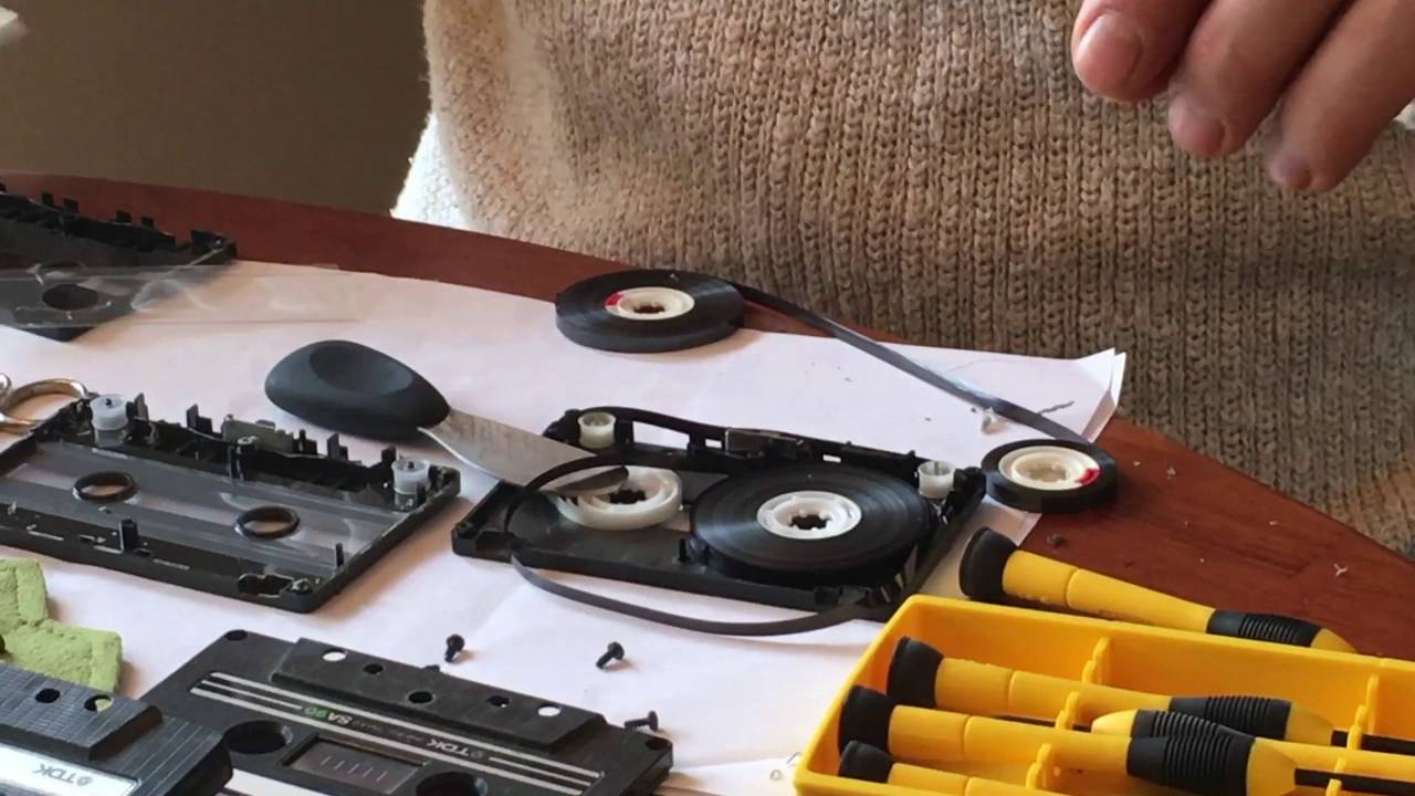 Audio Cassette tape repair - 