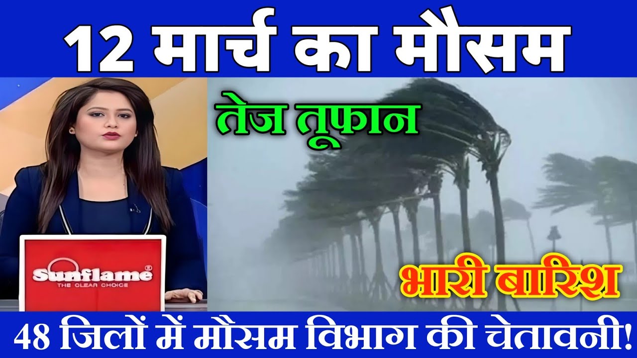 12 मार्च का मौसम| today weather update, heat wave, #Mausam_ki_jankari #Lucknow_weather #आज_का_मौसम
