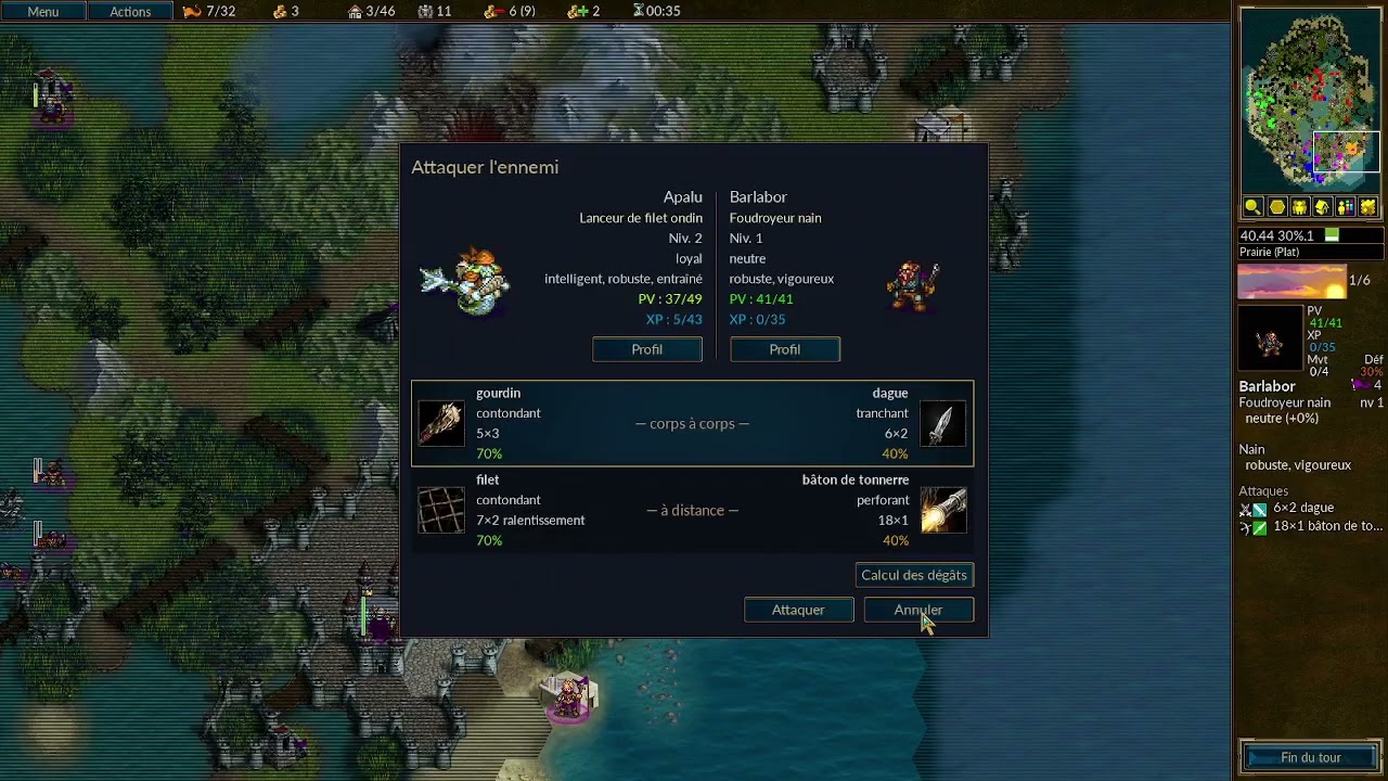 Un peu de Battle for Wesnoth avec Dena et Brice (on ne se fait pas du tout éclater)