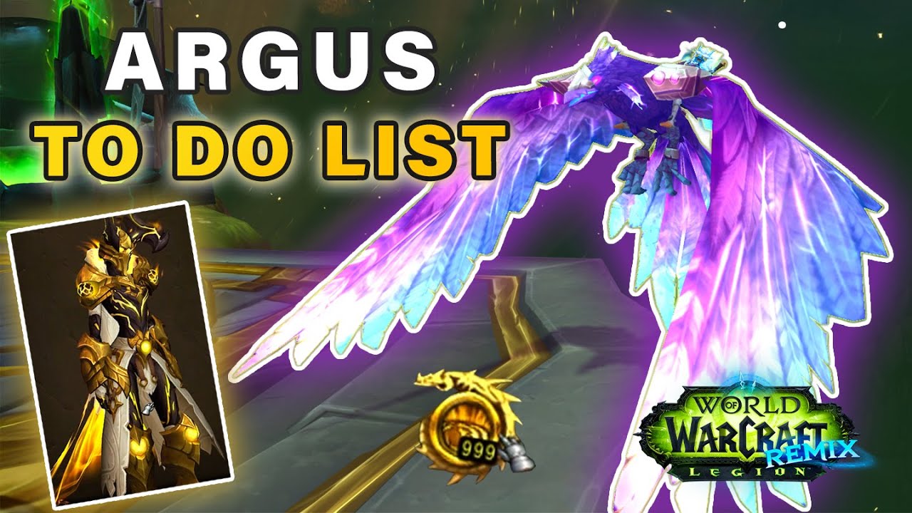 Everything To Do in ARGUS Update for Legion Remix | Mounts & Transmog ► World of Warcraft