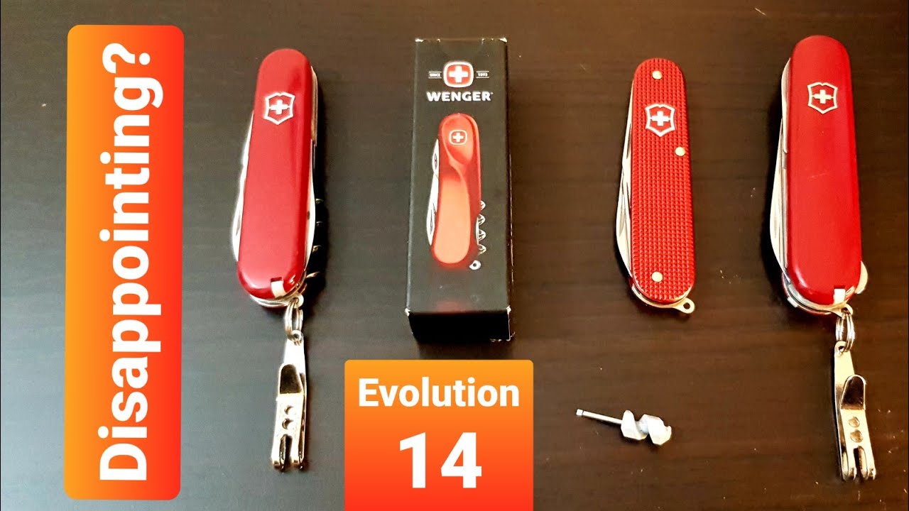 Victorinox/Wenger Evolution 14 vs. Compact, Cadet, Sportsman. My New EDC Knife?