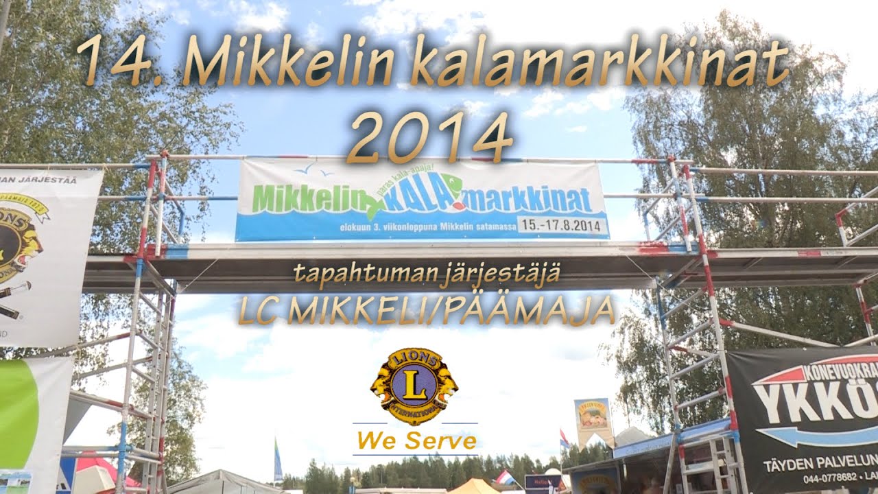 MIKKELIN KALAMARKKINAT 2014 ja perjantain BÄNDI-ILTA
