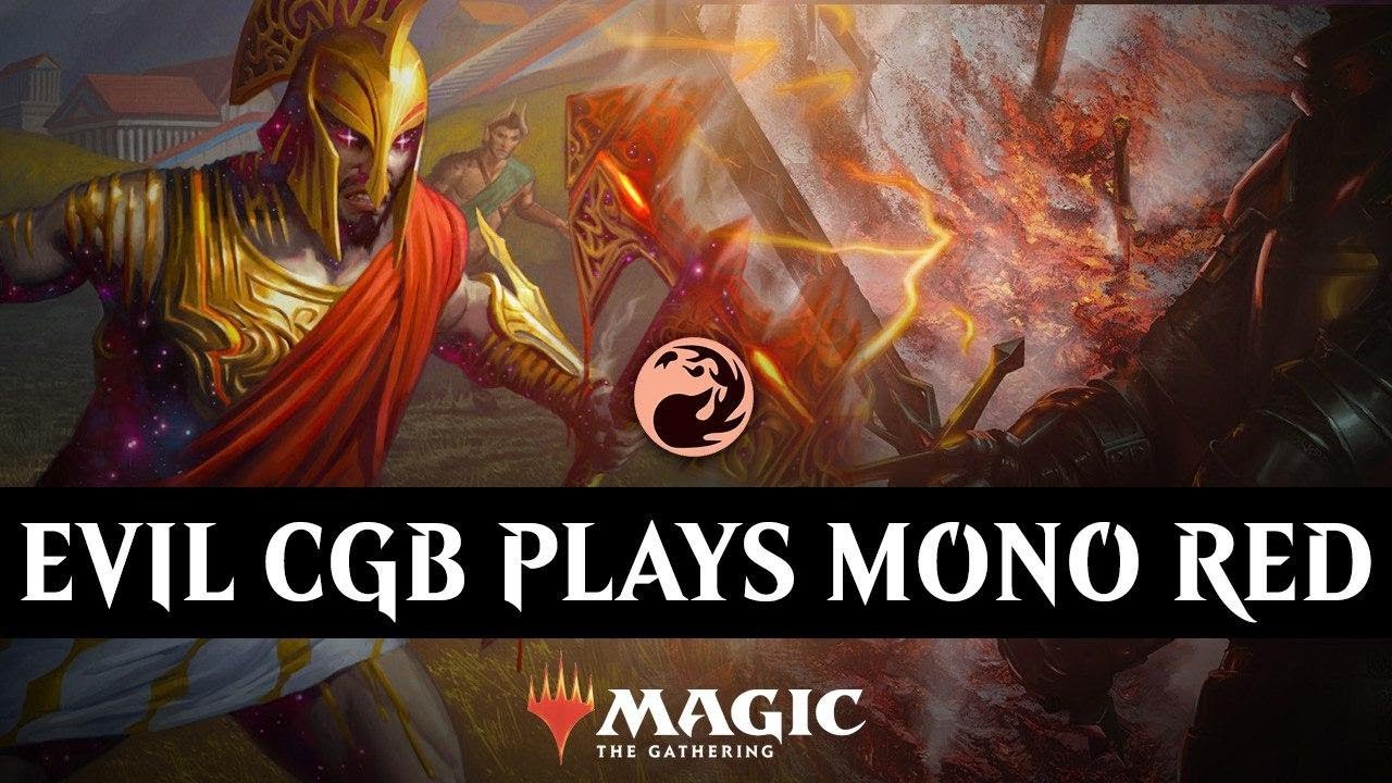 EVIL CGB PLAYS MONO RED | Worlds Red Aggro w/ CovertGoHeel [MTG Arena]