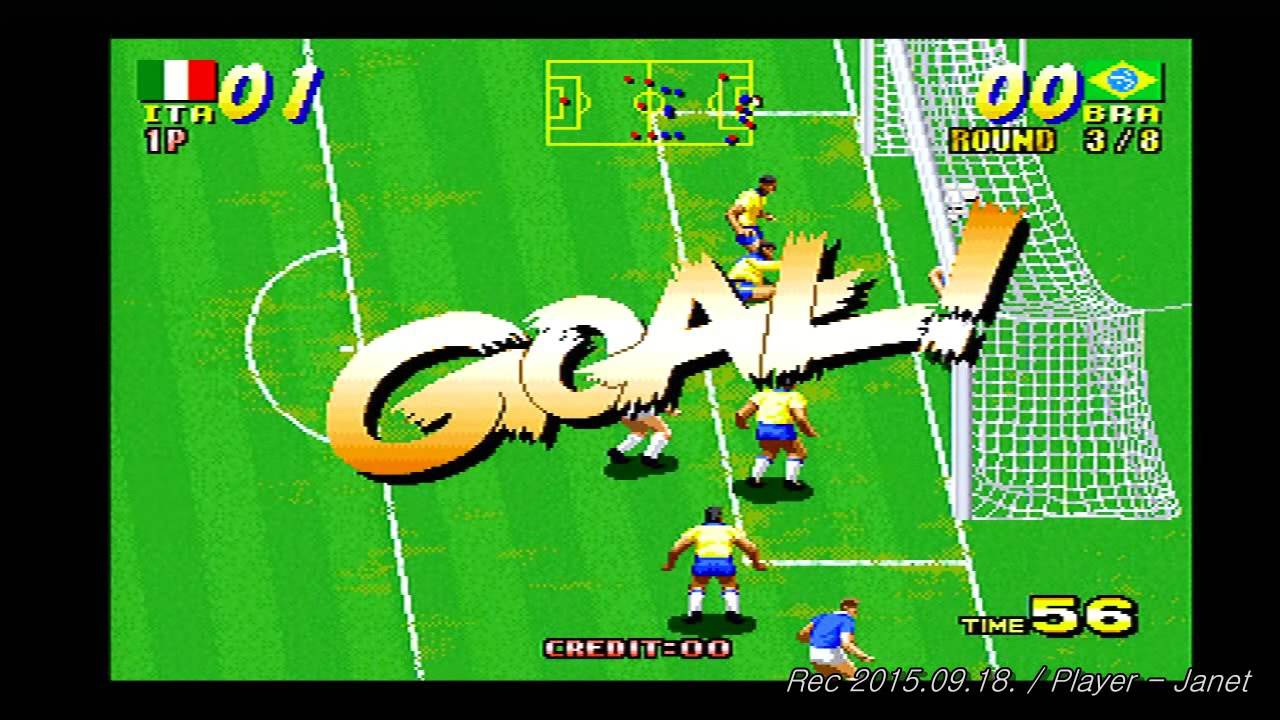 Seibu Cup Soccer 1CC - Team Italy (Not MAME)
