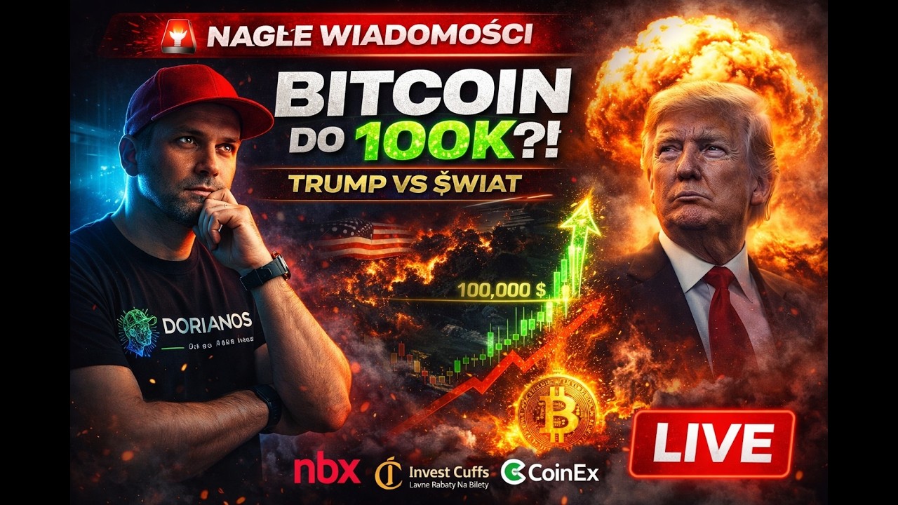 🚨WOJNA, INFLACJA I BITCOIN! TRADERZY MUSZĄ TO WIEDZIEĆ- LIVE
