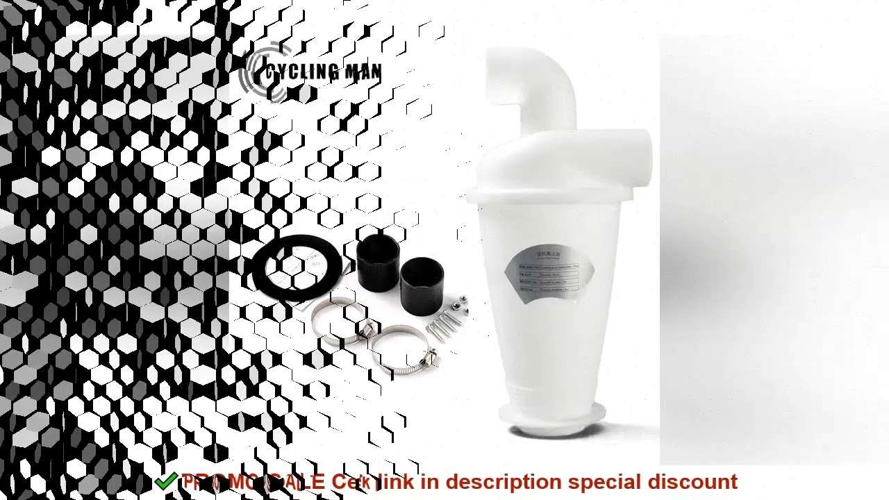 Cyclone for Vacuum Cleaner Cyclone Dust Collector DIY Turbocharged Woodworking Filter Industrial Cyc