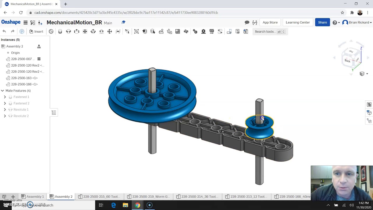 Onshape | Mechanical Motion