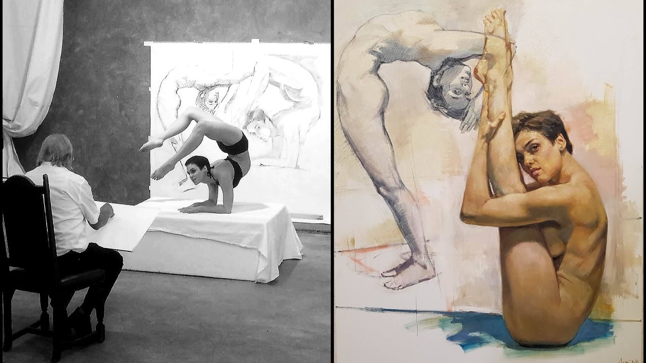 "JRZ 2016", SRF 3: Nina Burri painted by swiss artist Christoph Aerni